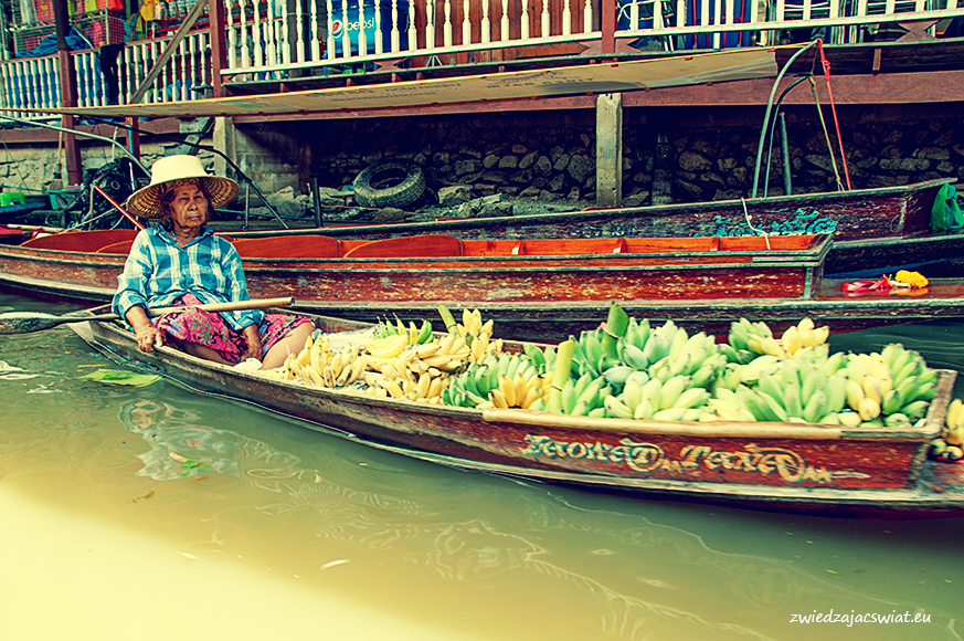 pływający targ w Damnoen Saduak