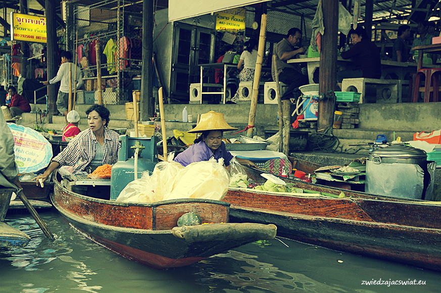 pływający targ w Damnoen Saduak