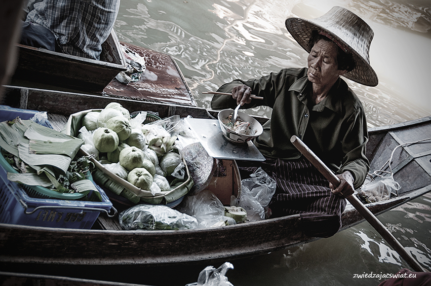 pływający targ w Damnoen Saduak