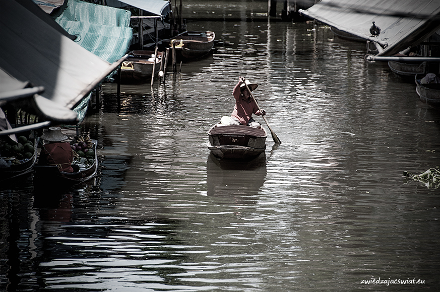 pływający targ w Damnoen Saduak