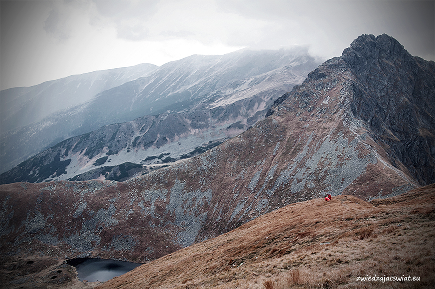 widok z Wołowca z Rohaczem w tle